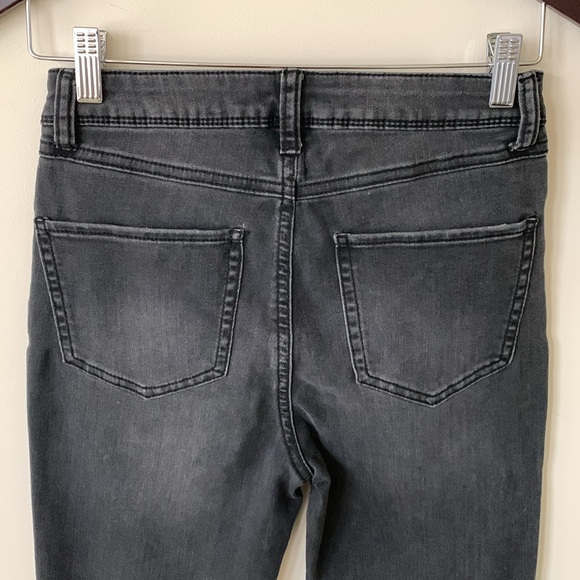 Sincerely Jules Black Flare Wide Leg Jeans High Waisted and FrayHem women SZ 27 - Picture 7 of 14